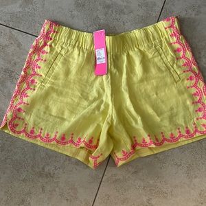 Lily Pulitzer Laryn linen Short size medium